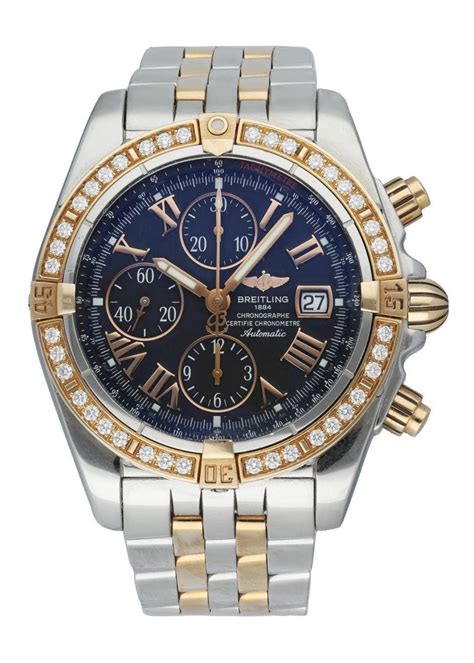 breitling chronomat diamond bezel|Breitling diamond bezel men watch.